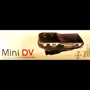 Mini DV clip on voice cam! Clip on and record away. Makes a nice spy cam in home